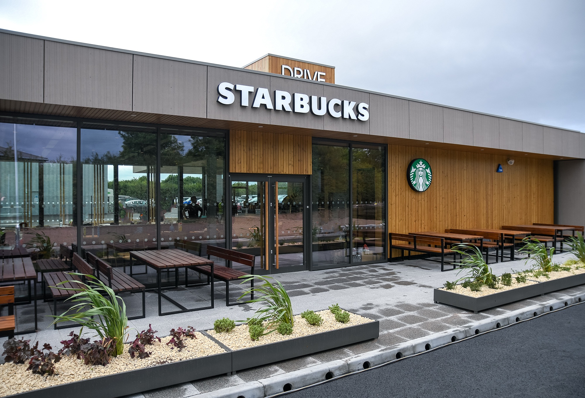 Equitone Linea Decorative Cladding Starbucks