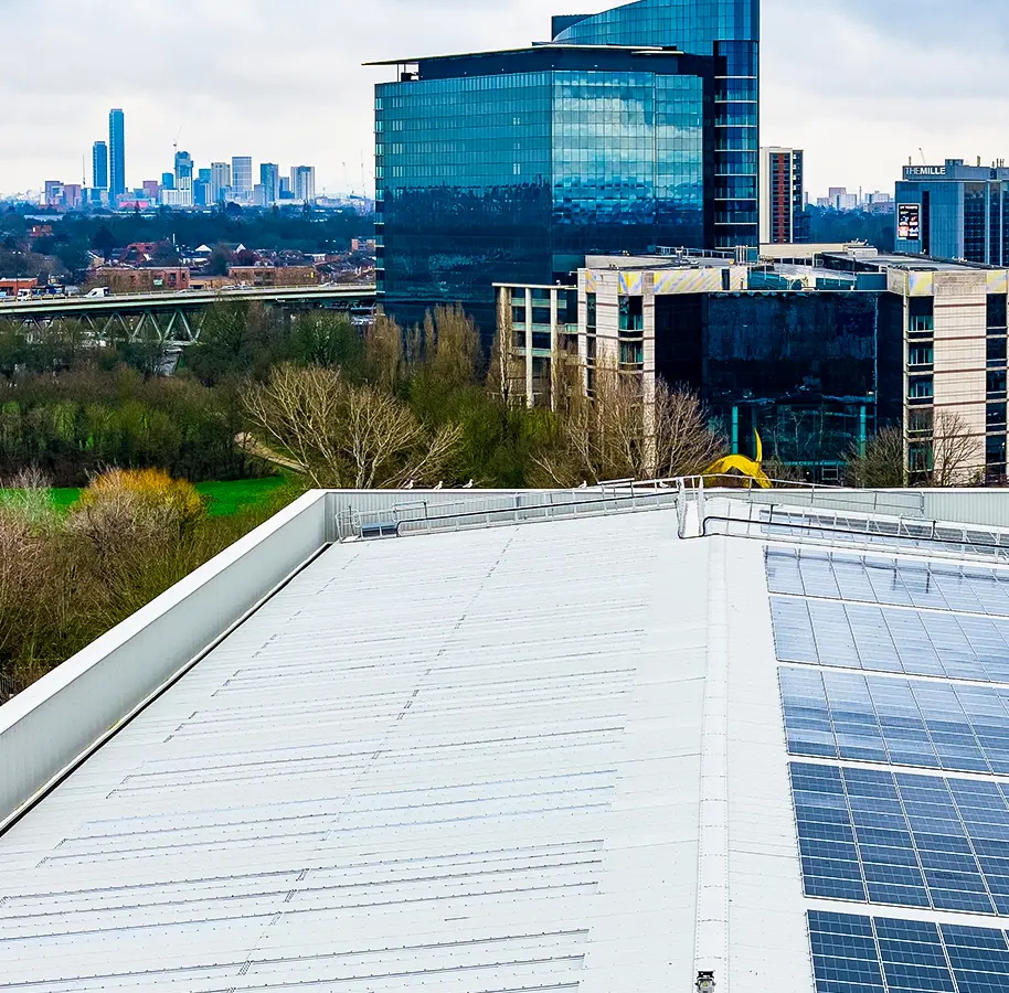 Euroclad Elite roof on a project