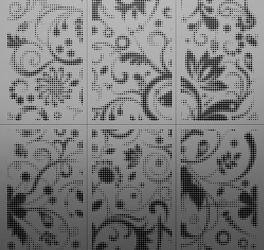 Perforated Cladding Pattern