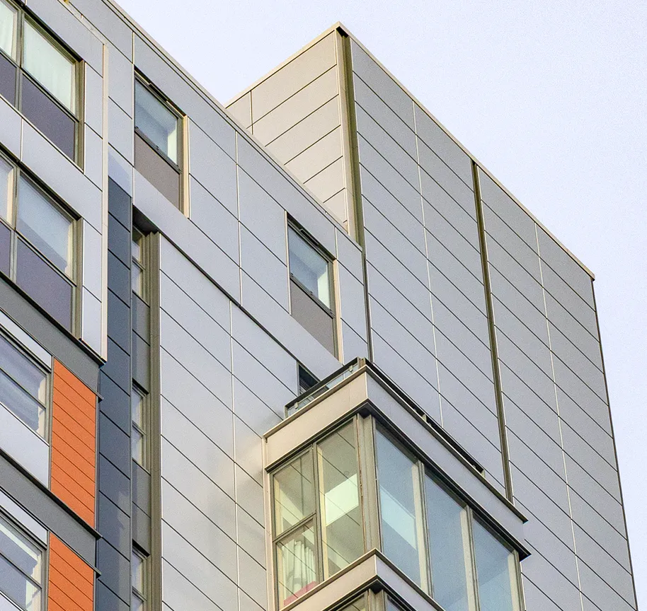 West Point Leeds Aluminium Cladding