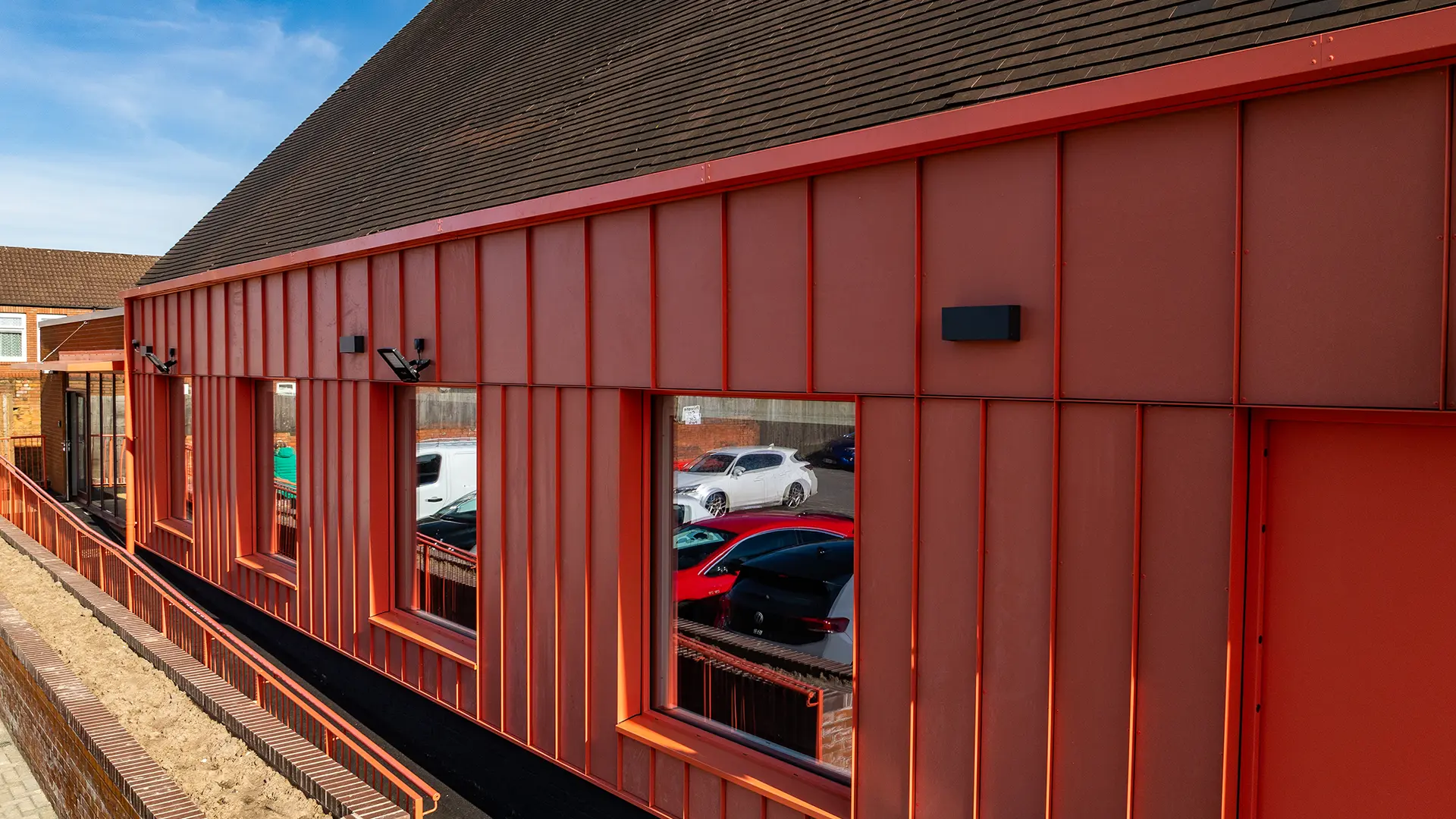 Swisspearl panels used on All Saints