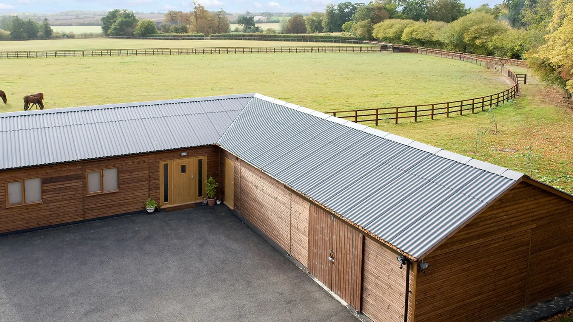 Corrugated roof panels