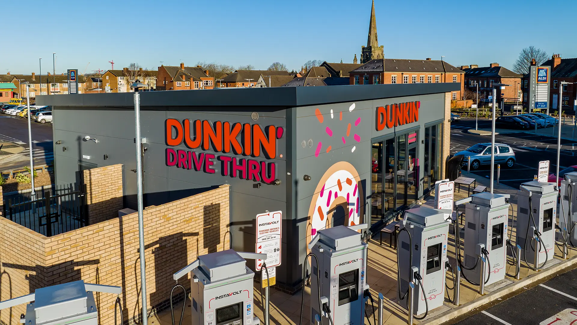 Dunkin Donuts cladding