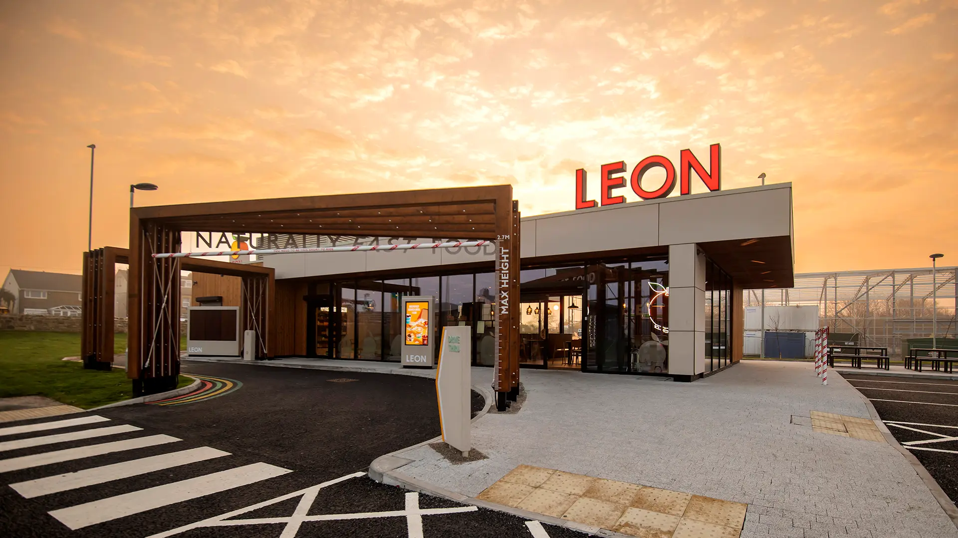 resturant project with cladding
