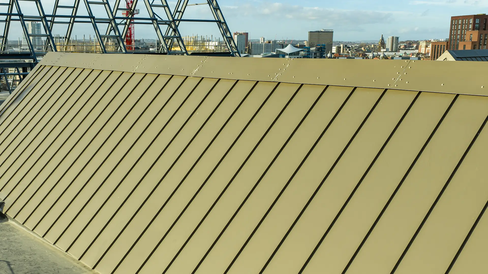 Vieo Standing Seam on a project