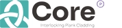 Core Interlocking plank logo