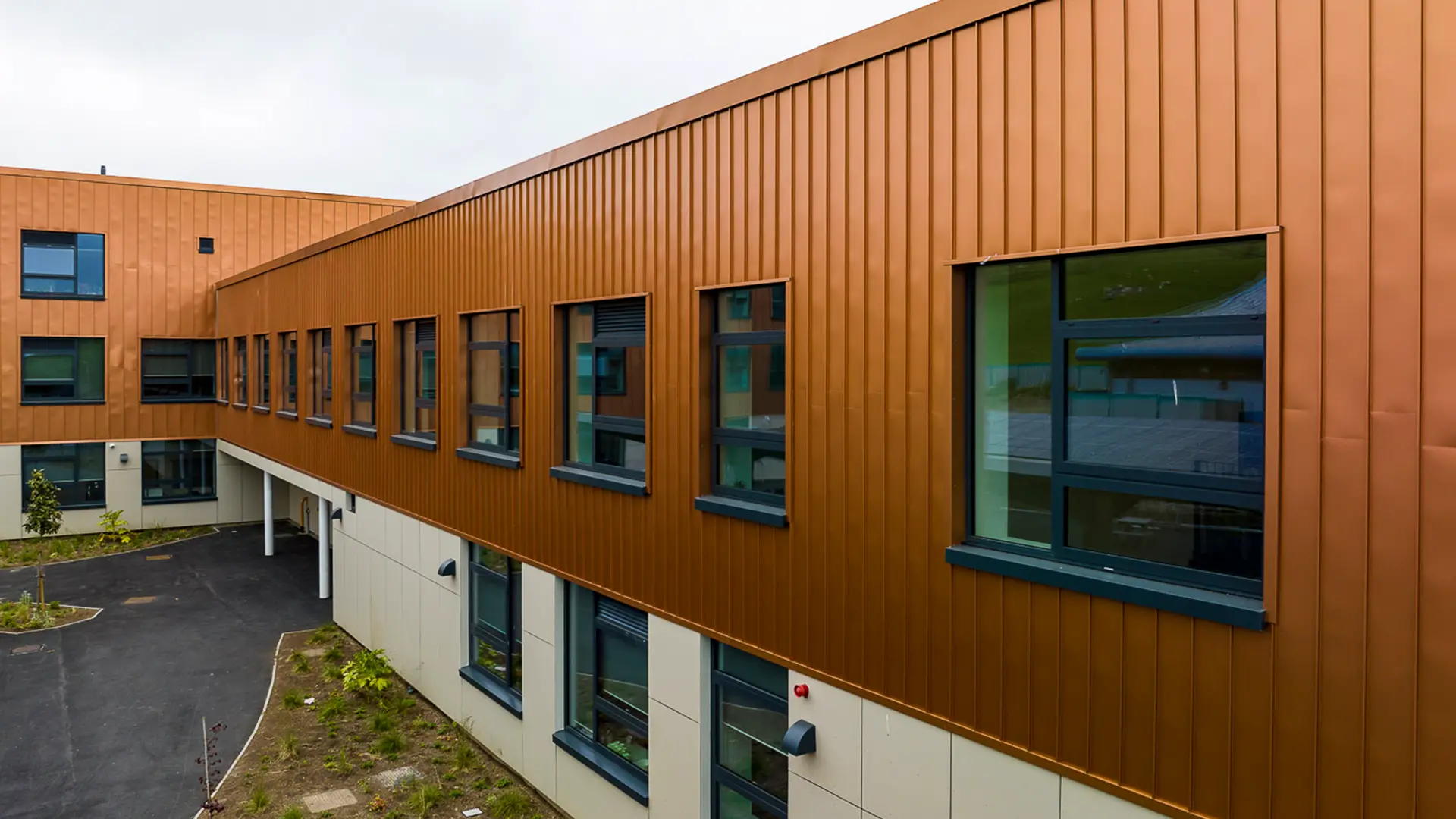 EQUITONE cladding used on a educational project