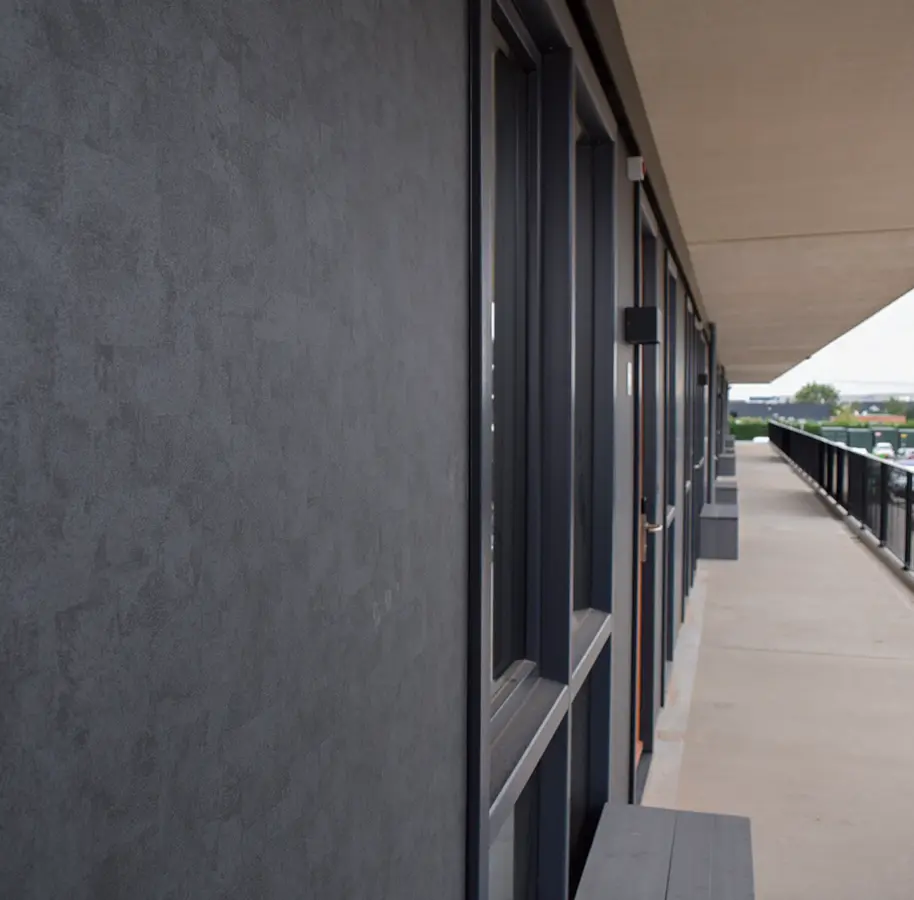 Meteon Focus Cladding panels on a residential building